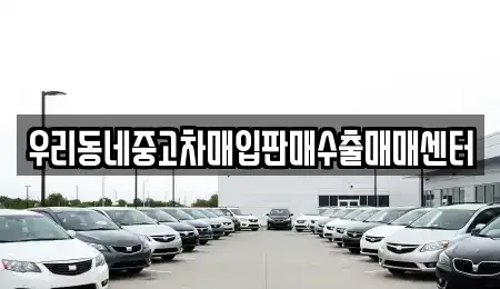 경기 여주시 천송동 중고차 전문 우리동네중고차매입판매수출매매센터