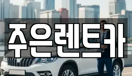 경기 오산시 가수동 장기렌트카 전문 주은렌트카