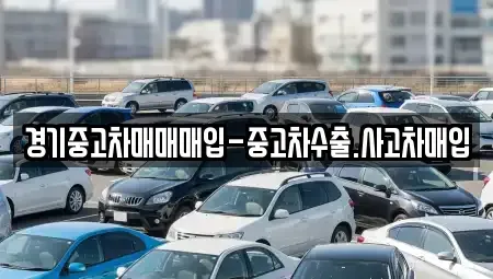 경기 오산시 가수동 중고차 전문 경기중고차매매매입-중고차수출.사고차매입