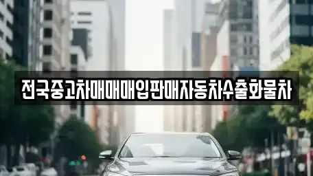 경기 오산시 가수동 중고차 전문 전국중고차매매매입판매자동차수출화물차