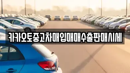 경기 파주시 맥금동 중고차 전문 카카오토중고차매입매매수출판매시세