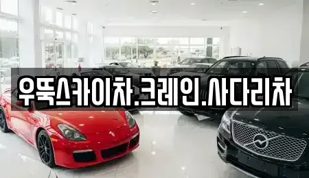 경기 파주시 신촌동 중고차매입 전문 우뚝스카이차.크레인.사다리차