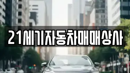경기 평택시 도일동 중고차 전문 21세기자동차매매상사