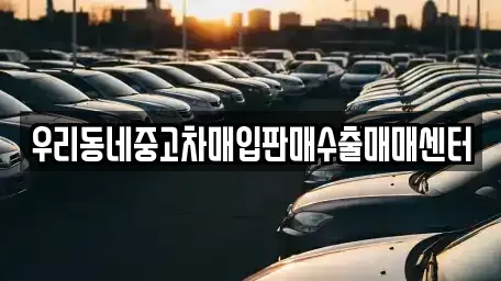 경기 평택시 도일동 중고차매입 전문 우리동네중고차매입판매수출매매센터