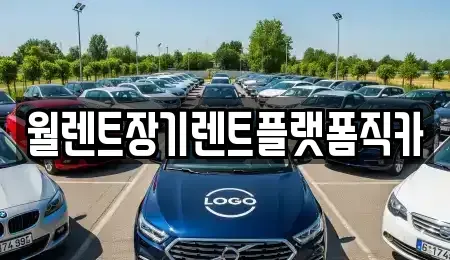 경기 화성시 매송면 장기렌트카 전문 월렌트장기렌트플랫폼직카