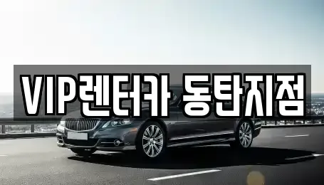 경기 화성시 반송동 렌트카 전문 VIP렌터카 동탄지점