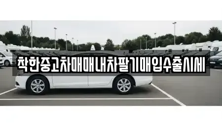 경기 화성시 반송동 중고차 전문 착한중고차매매내차팔기매입수출시세