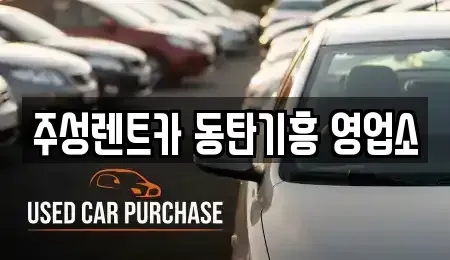 경기 화성시 영천동 렌트카 전문 주성렌트카 동탄기흥 영업소