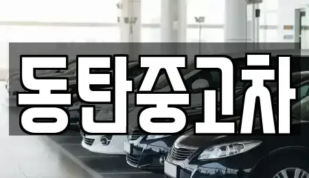경기 화성시 영천동 중고차매매 전문 동탄중고차
