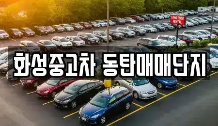 경기 화성시 향남읍 중고차 전문 화성중고차 동탄매매단지