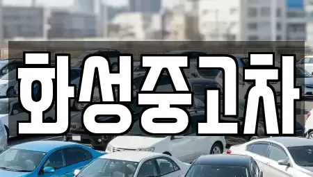 경기 화성시 향남읍 중고차 전문 화성중고차