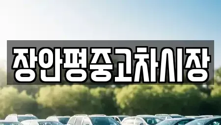 경기도 가평군 상면 중고차매매 전문 장안평중고차시장