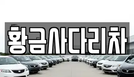 경기도 가평군 상면 중고차매입 전문 황금사다리차