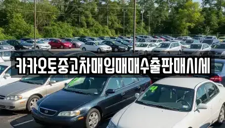 경기도 가평군 중고차매입 전문 카카오토중고차매입매매수출판매시세