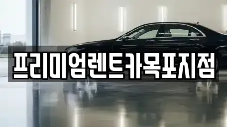경기도 고양시 덕양구 도내동 렌트카 전문 프리미엄렌트카목포지점