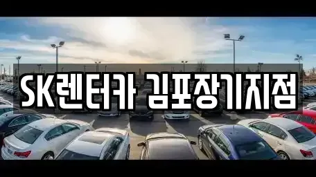 경기도 김포시 렌트카 전문 SK렌터카 김포장기지점