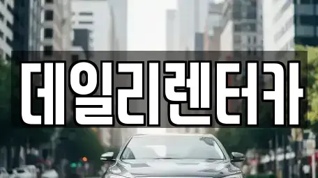 경기도 성남시 분당구 야탑동 단기렌트카 전문 데일리렌터카