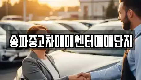 경기도 성남시 수정구 수진동 중고차 전문 송파중고차매매센터매매단지