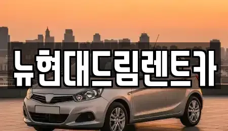 경기도 성남시 수정구 양지동 렌트카 전문 뉴현대드림렌트카