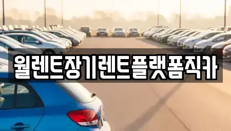 경기도 수원시 권선구 장기렌트카 전문 월렌트장기렌트플랫폼직카