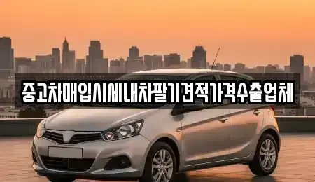 경기도 수원시 권선구 중고차매입 전문 중고차매입시세내차팔기견적가격수출업체