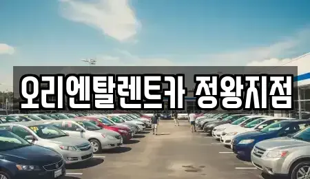 경기도 시흥시 배곧동 렌트카 전문 오리엔탈렌트카 정왕지점