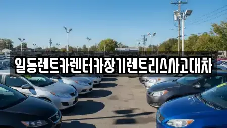 경기도 시흥시 월곶동 장기렌트카 전문 일등렌트카렌터카장기렌트리스사고대차