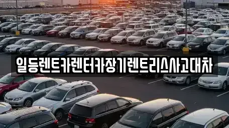 경기도 시흥시 죽율동 장기렌트카 전문 일등렌트카렌터카장기렌트리스사고대차