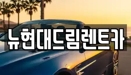 경기도 안산시 단원구 풍도동 렌트카 전문 뉴현대드림렌트카