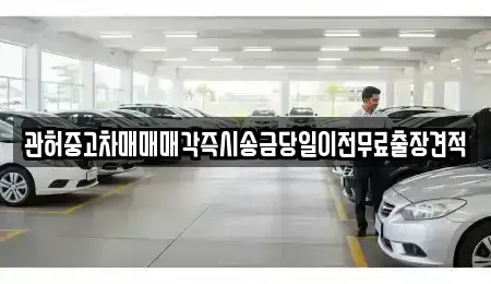 경기도 양주시 회암동 중고차 전문 관허중고차매매매각즉시송금당일이전무료출장견적