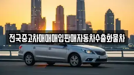 경기도 양주시 회암동 중고차 전문 전국중고차매매매입판매자동차수출화물차