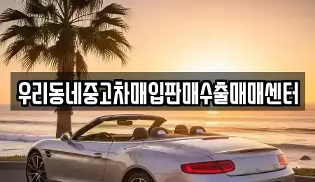 경기도 여주시 월송동 중고차 전문 우리동네중고차매입판매수출매매센터