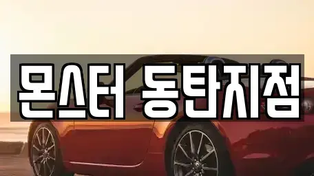 경기도 용인시 처인구 남사읍 렌트카 전문 몬스터 동탄지점