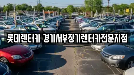 경기도 의왕시 장기렌트카 전문 롯데렌터카 경기서부장기렌터카전문지점