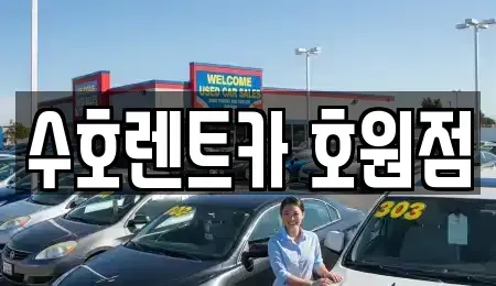 경기도 의정부시 호원동 렌트카 전문 수호렌트카 호원점