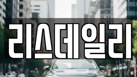 경기도 의정부시 호원동 장기렌트카 전문 리스데일리