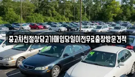 경기도 파주시 광탄면 중고차매입 전문 중고차친절상담고가매입당일이전무료출장방문견적