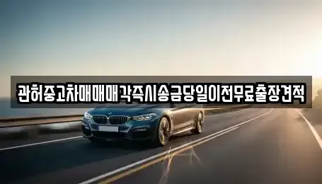 경기도 파주시 하지석동 중고차 전문 관허중고차매매매각즉시송금당일이전무료출장견적