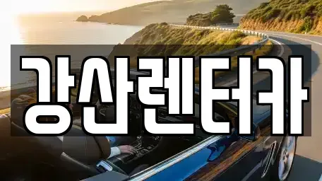 경기도 평택시 죽백동 렌트카 전문 강산렌터카
