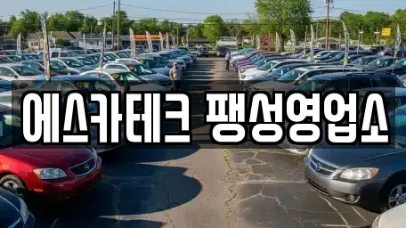 경기도 평택시 죽백동 렌트카 전문 에스카테크 팽성영업소