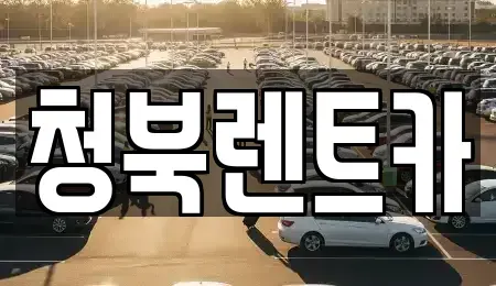경기도 평택시 청북읍 렌트카 전문 청북렌트카