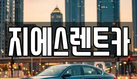 경기도 화성시 진안동 장기렌트카 전문 지에스렌트카