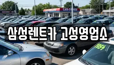 경남 고성군 삼산면 렌트카 전문 삼성렌트카 고성영업소