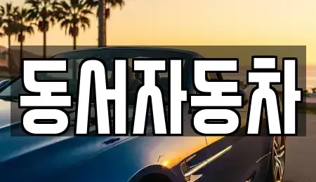 경남 고성군 삼산면 중고차 전문 동서자동차