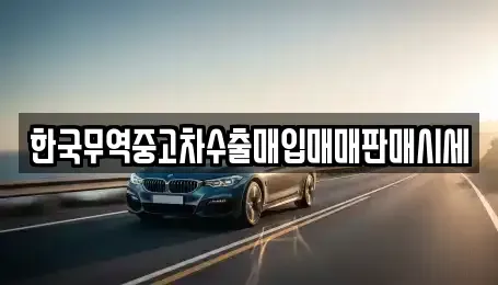 경남 고성군 삼산면 중고차 전문 한국무역중고차수출매입매매판매시세