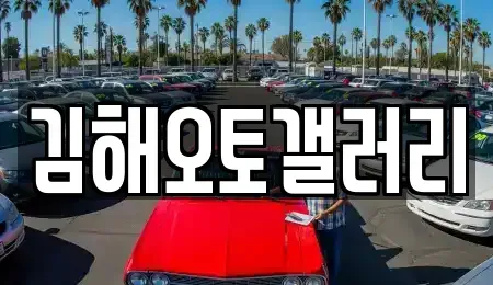 경남 김해시 상동면 중고차매매 전문 김해오토갤러리