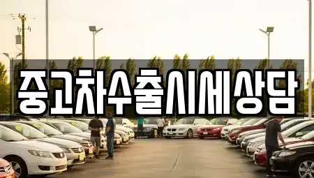 경남 사천시 동동 중고차 전문 중고차수출시세상담