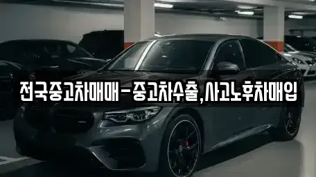 경남 사천시 동동 중고차매입 전문 전국중고차매매-중고차수출,사고노후차매입
