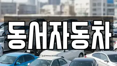 경남 사천시 용현면 중고차매매 전문 동서자동차
