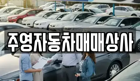 경남 사천시 중고차매매 전문 주영자동차매매상사